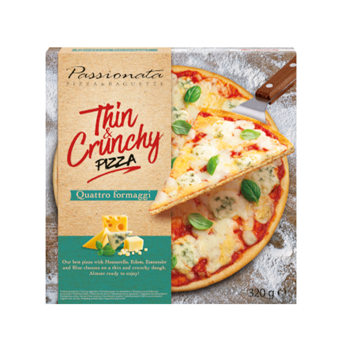 Iglotex Pizza Quattro Formaggi 6/320gr