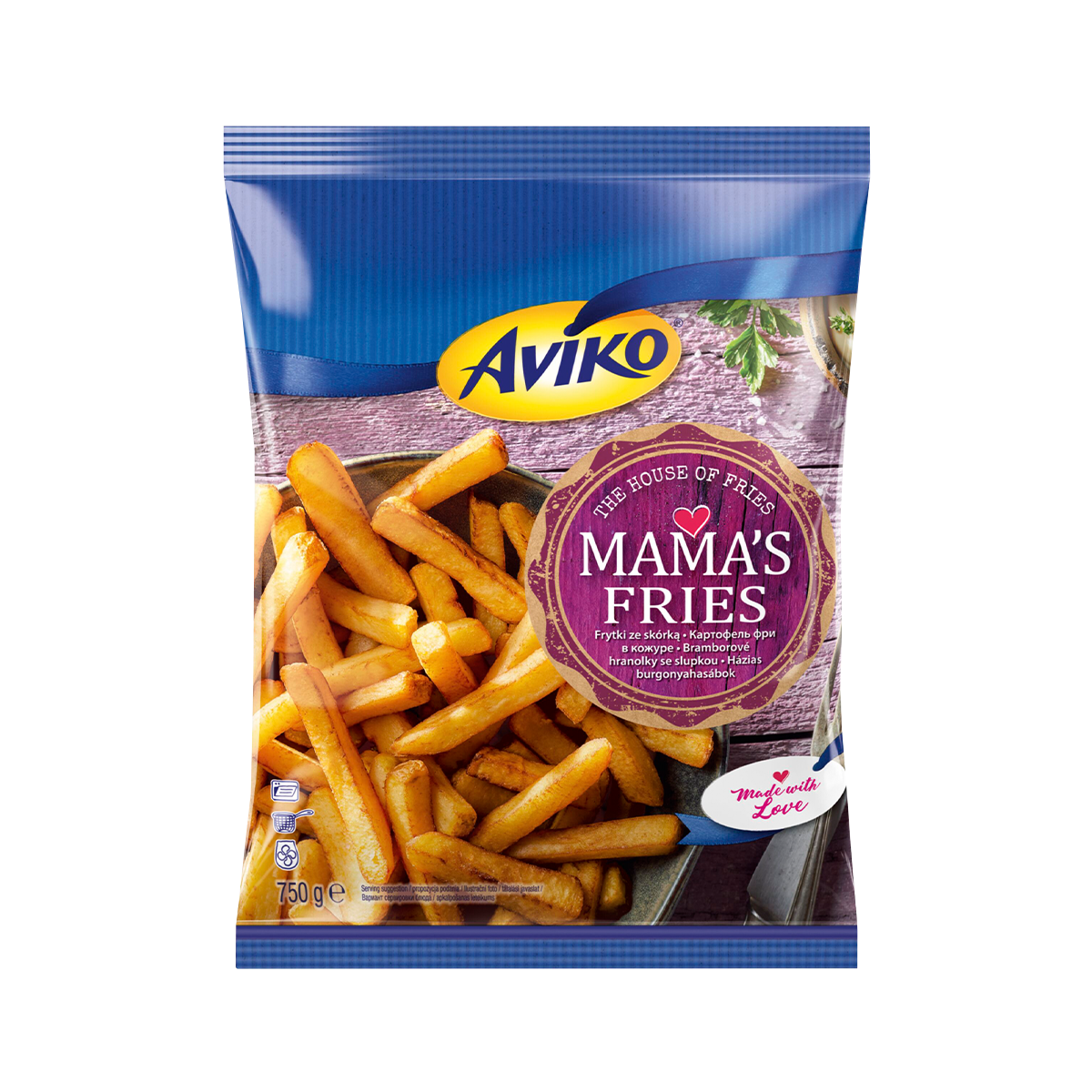 Aviko Mama's Fries 12/750gr