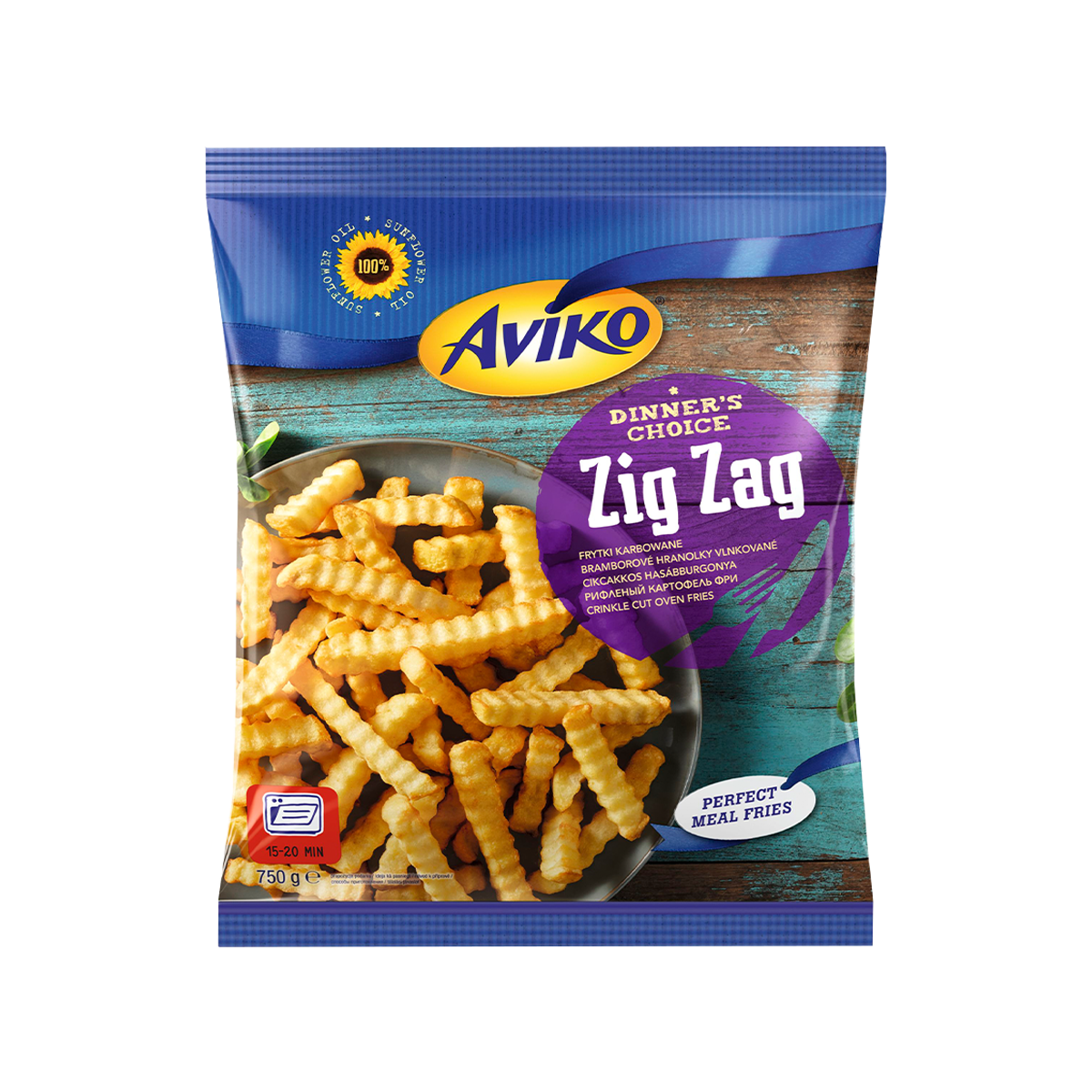 Aviko Zig-Zag 12/750gr