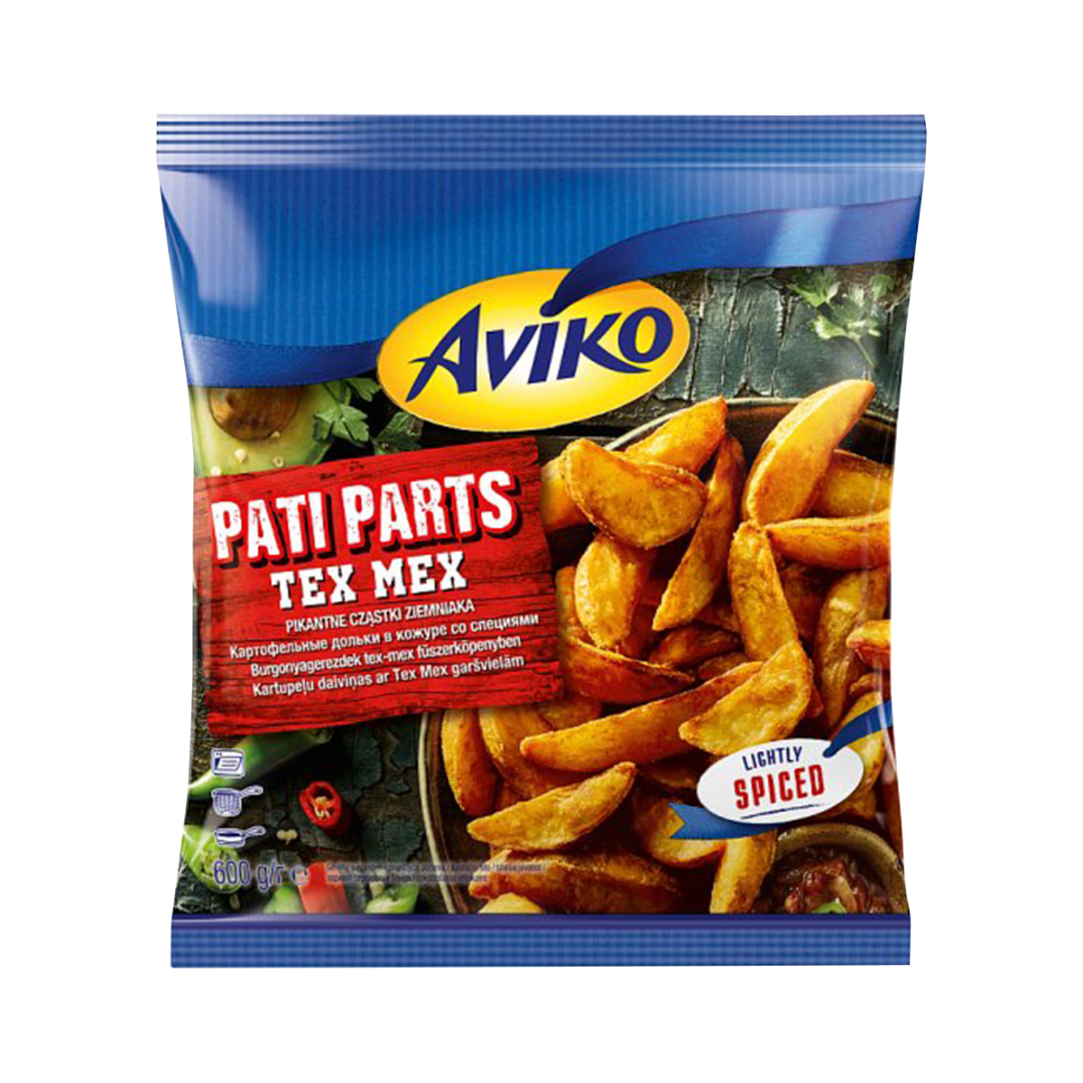 Aviko Pati Parts Tex-Mex 12/600gr