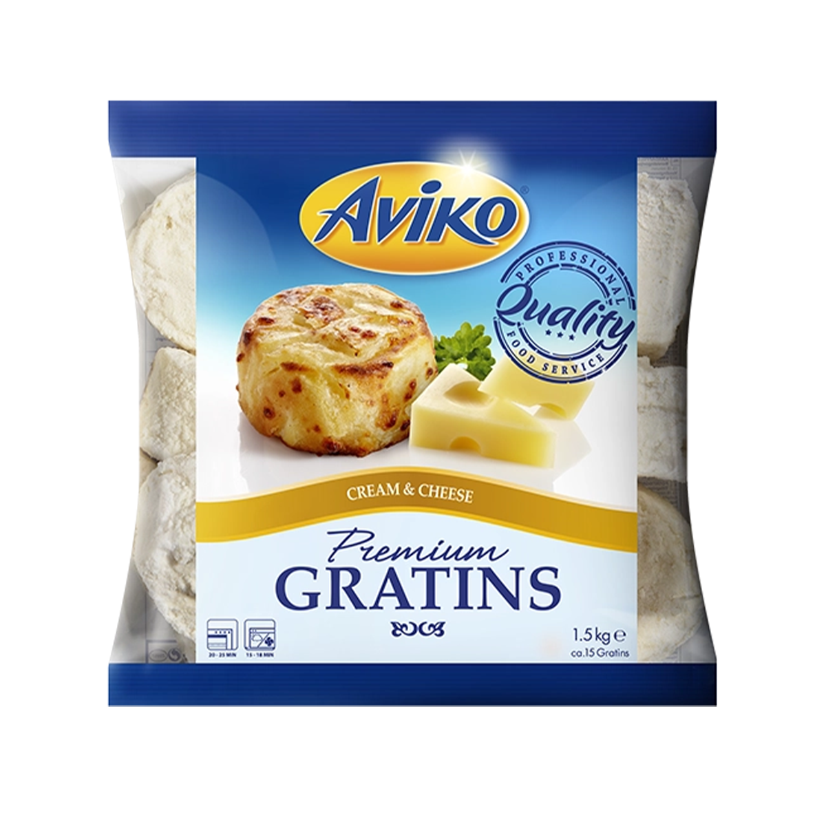 Aviko Gratins Cream & Cheese 6/1500gr