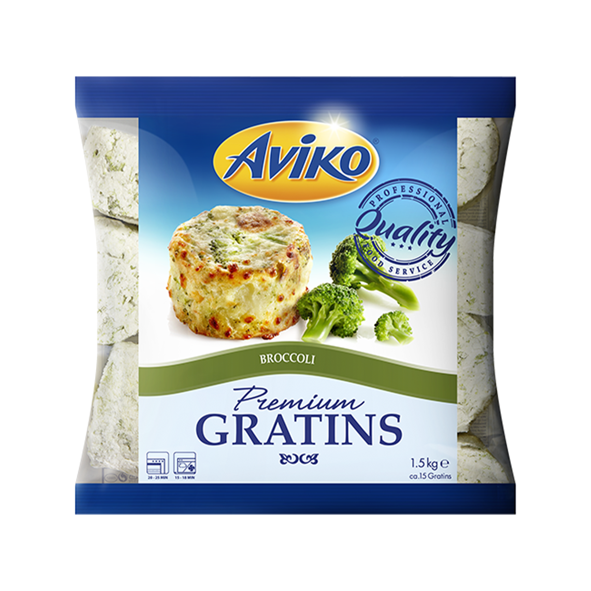 Aviko Gratins Broccoli 6/1,5kg