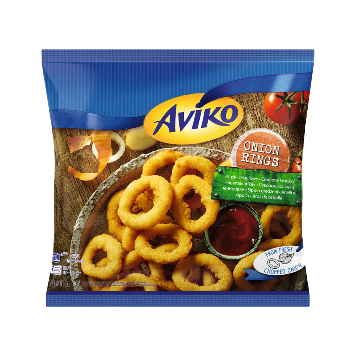 Aviko Onion Rings 16/450gr