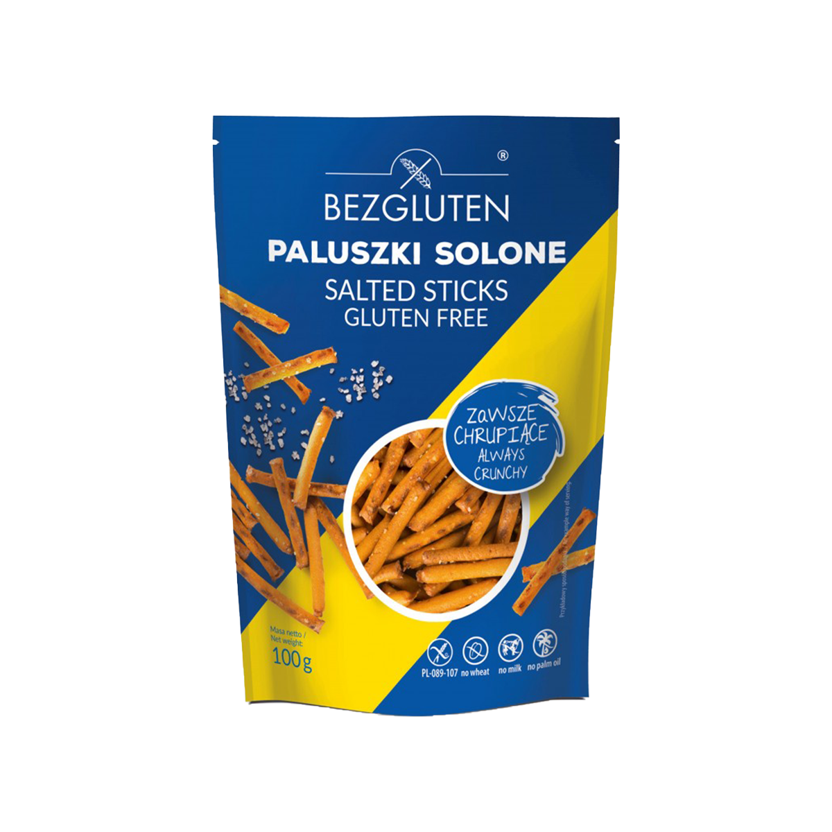 Shkopinjë të kripur pa gluten 10/100gr