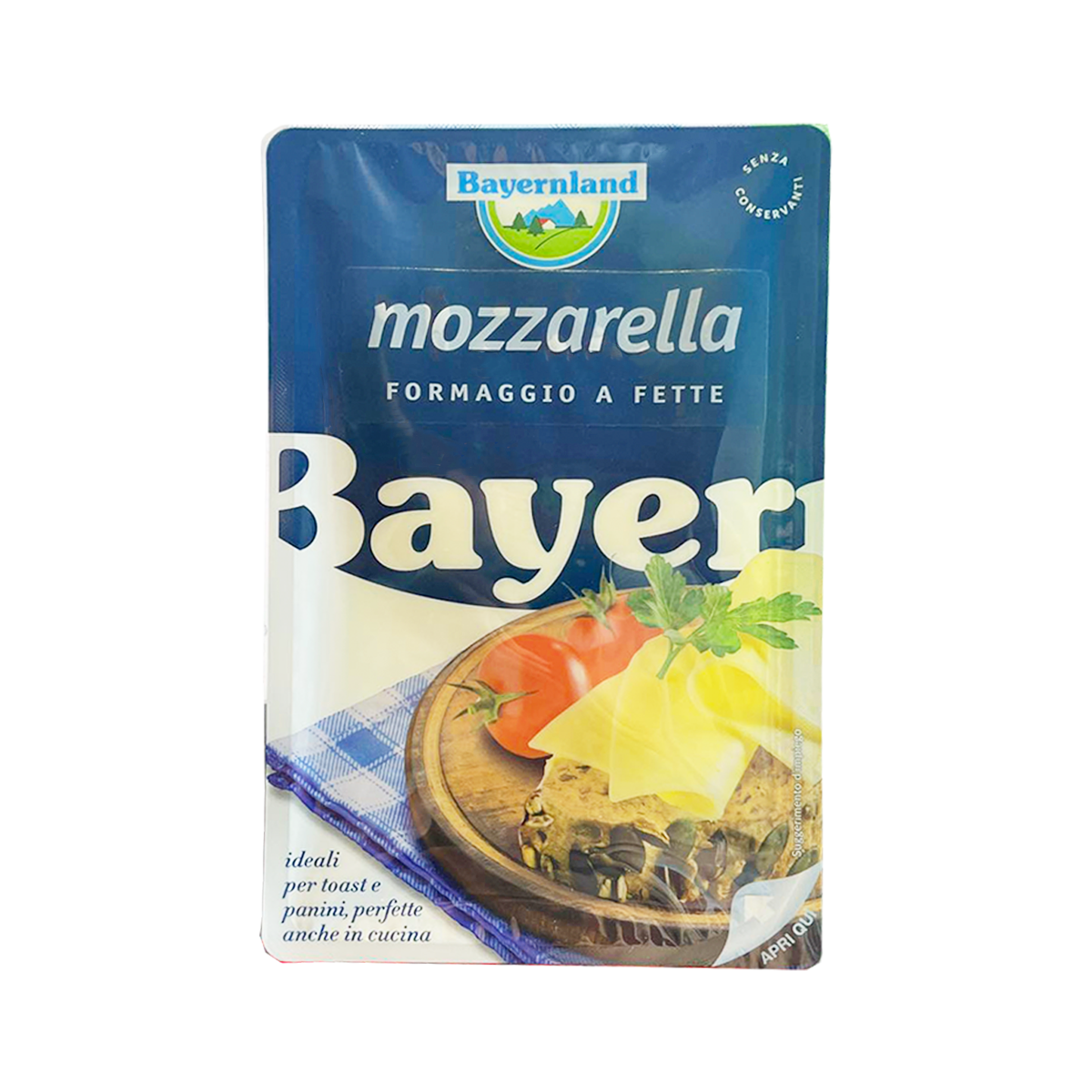 Mozzarella Cheese Slices 45% 12/140gr