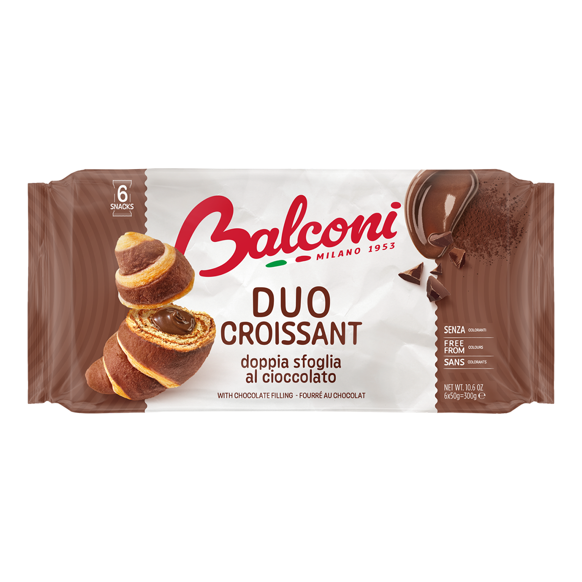 Balconi Duo Croissant Kakao 8/300gr