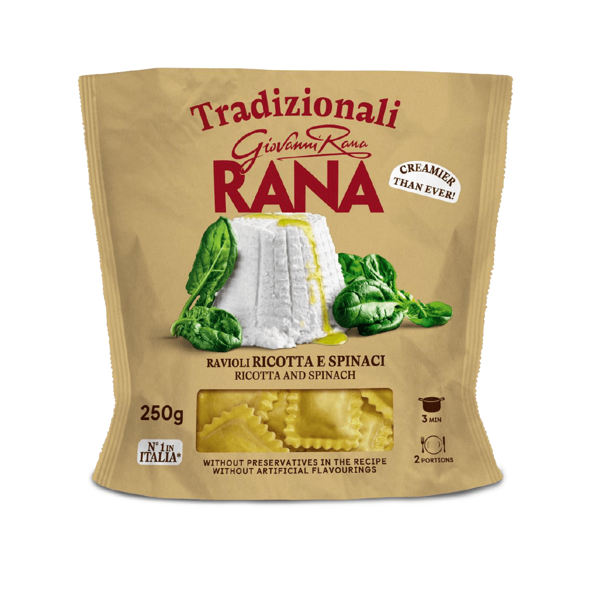 Rana Ravioli Ricotta & Spinaq 8/250gr
