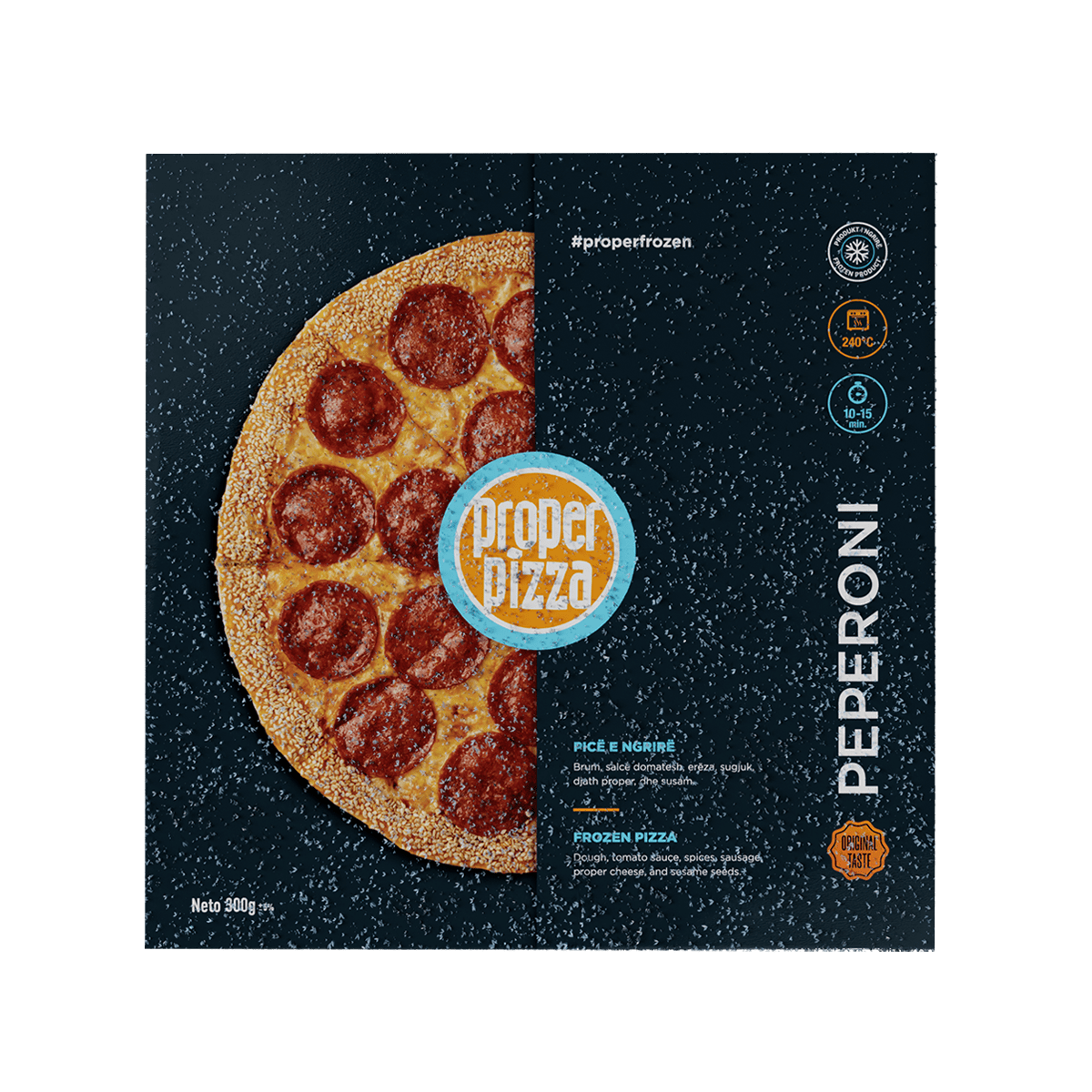 Proper Pizza Peperoni 5/300gr
