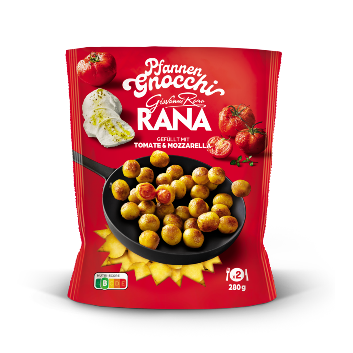 Rana Gnocchi Domate & Mozzarella 6/280gr