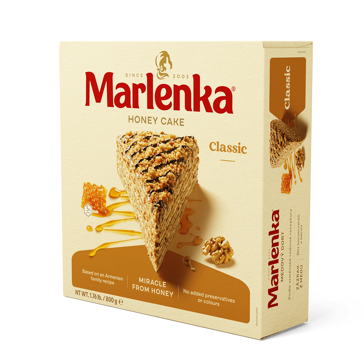 Marlenka Torte mjalti me arra 6/800gr