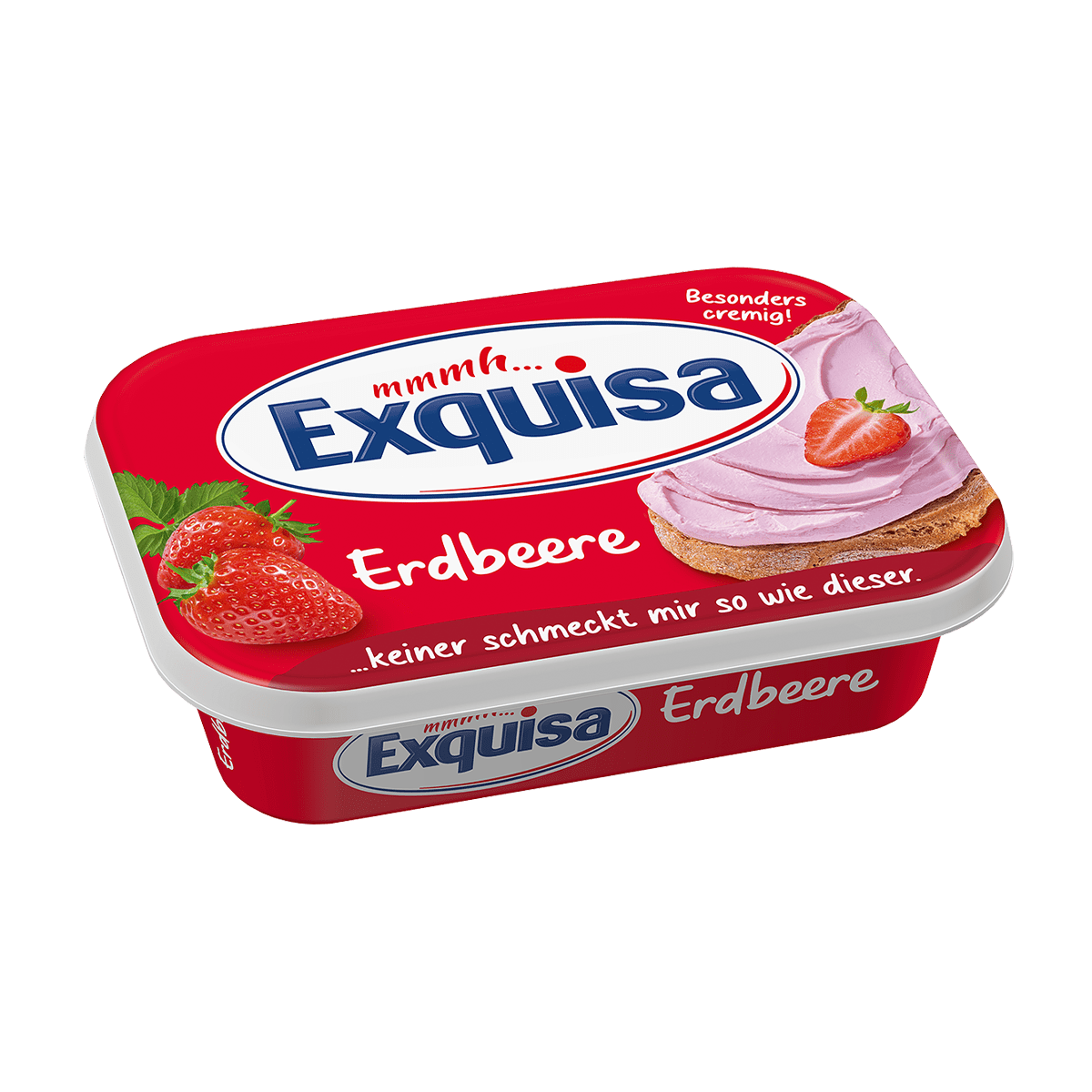 Exquisa cream cheese strawberry 10/200gr