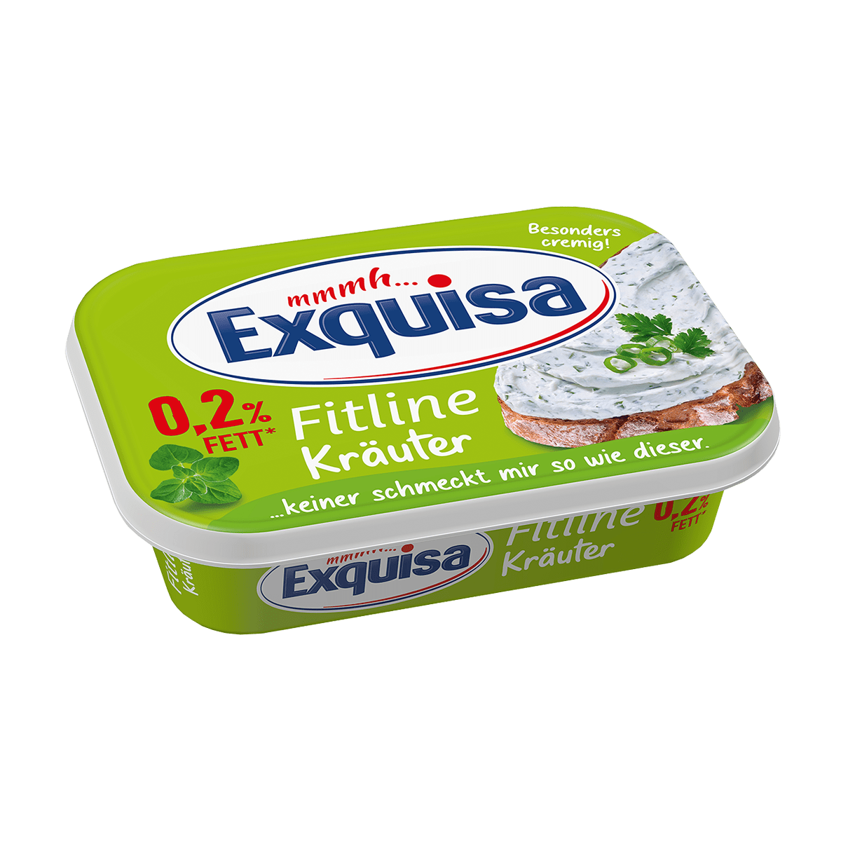 Exquisa cream cheese Fitline herbs 0,2% 10/200gr