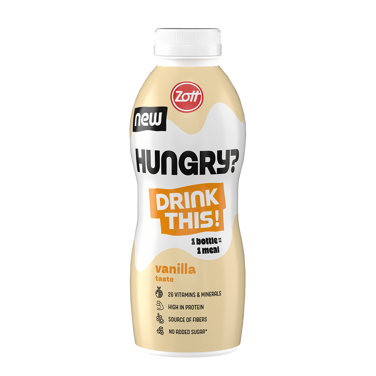 Zott Hungry Drink Vanille 6/500ml