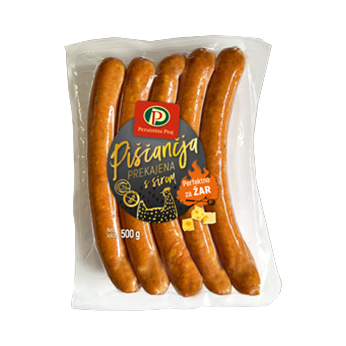 Virshlle pule e tymosur, me djath 7/500gr