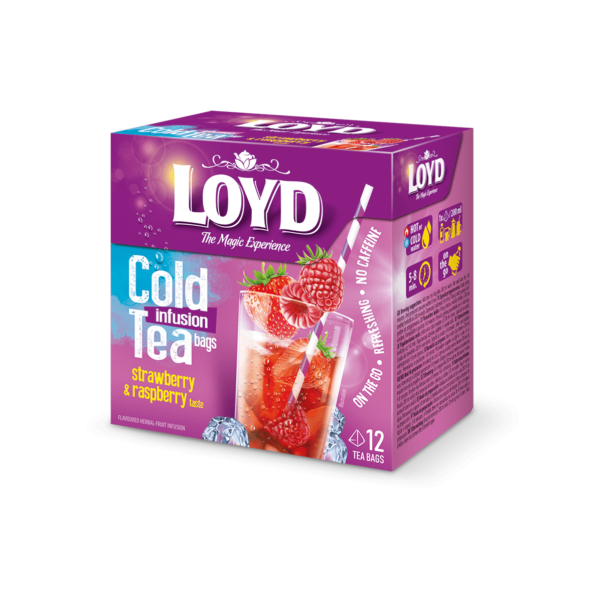 Loyd Cold Tea Strawberry & Raspberry 10/30gr
