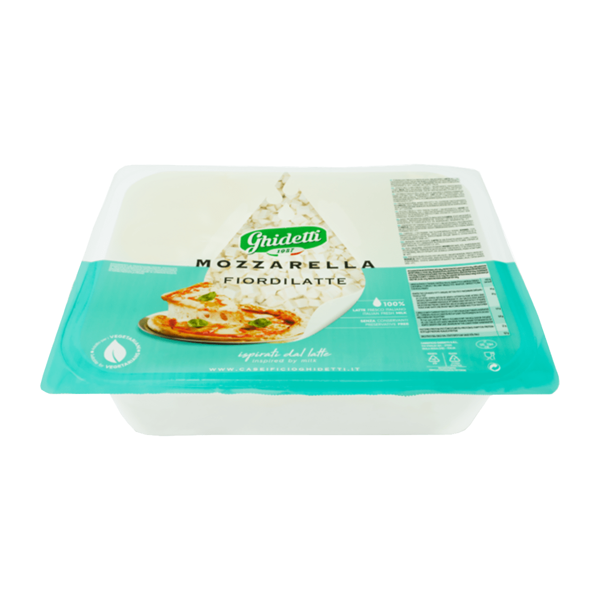 Ghidetti Mozzarella Julienne 4/2.5kg