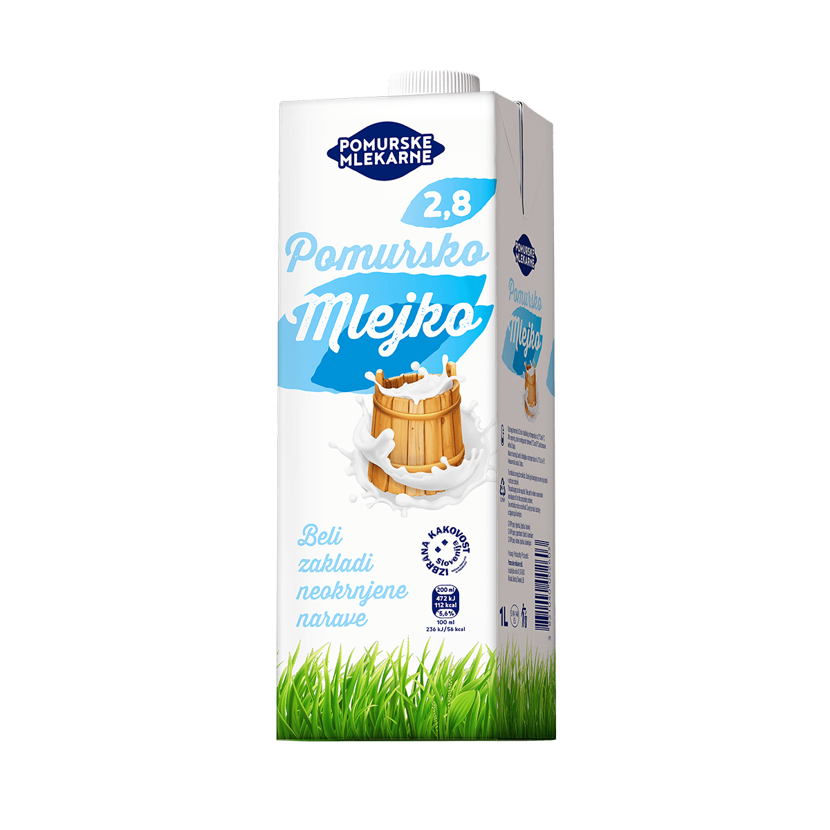 Pomurske Mlekarne Qumësht 2,8% 12/1L