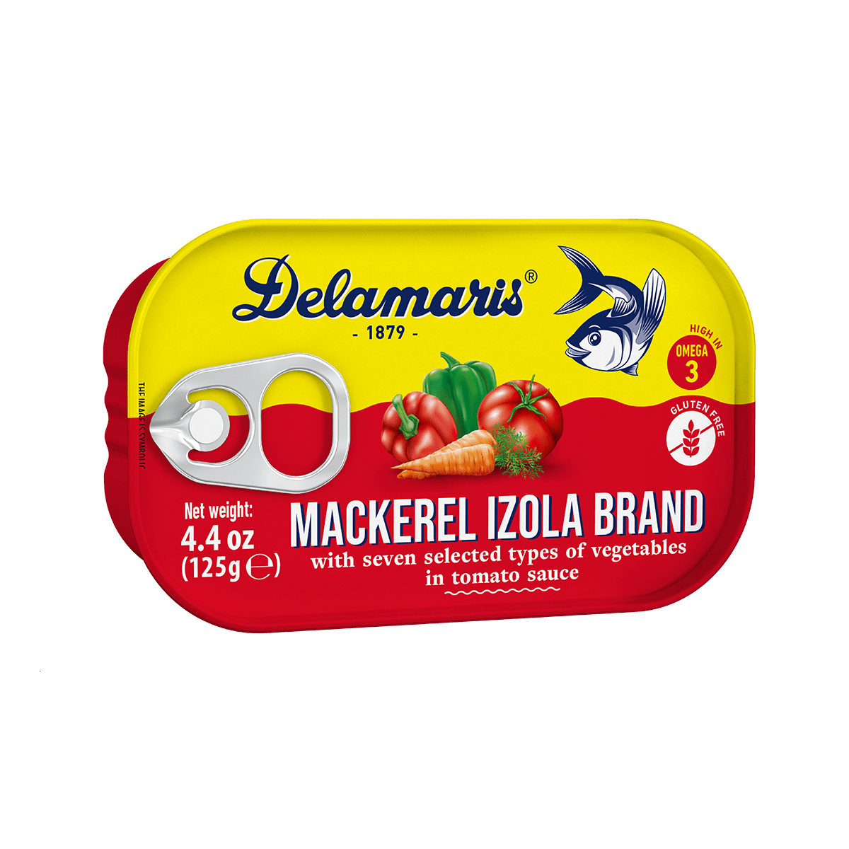 Izola brand mackerel me perime 14/125gr
