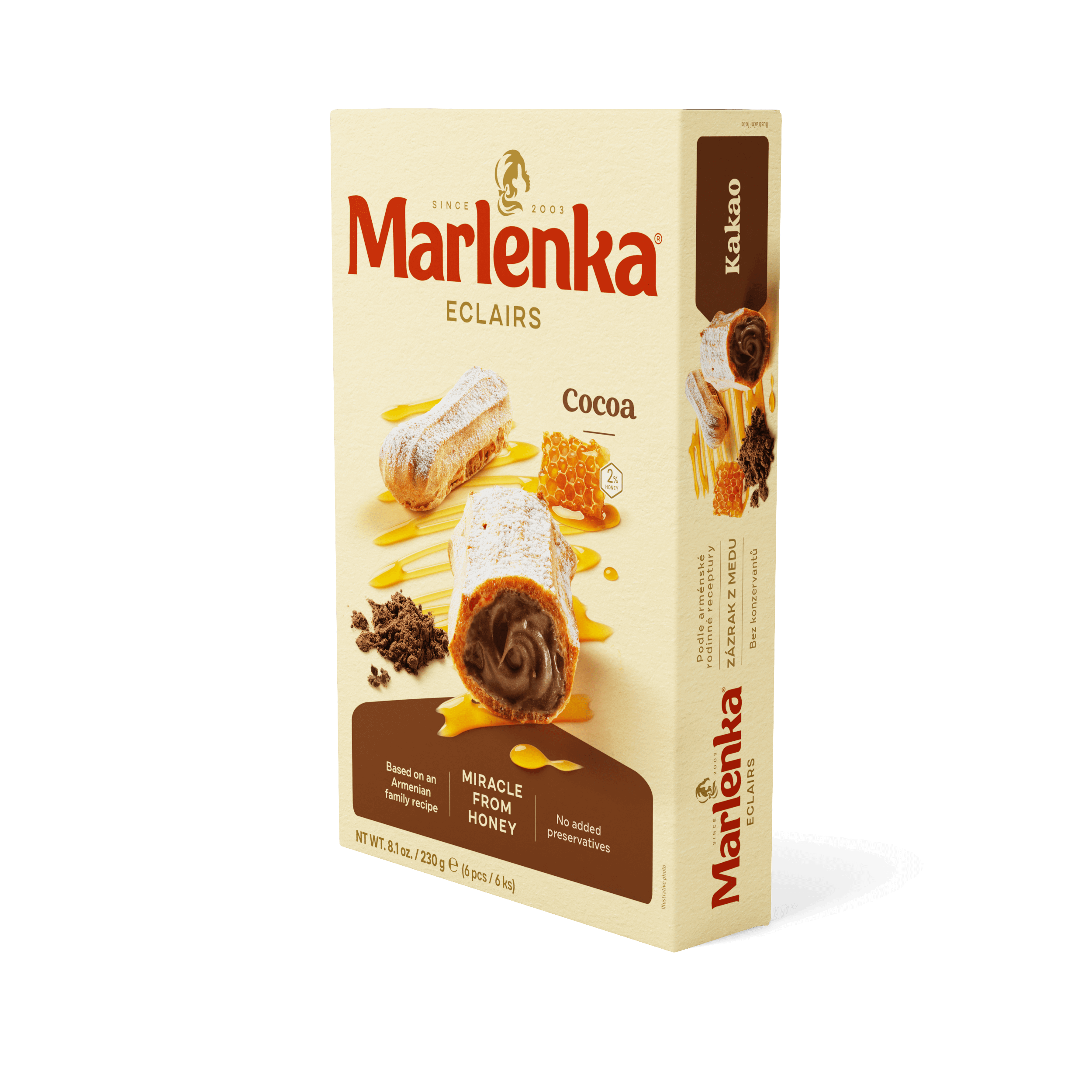Marlenka Eklera me kakao 6/230gr