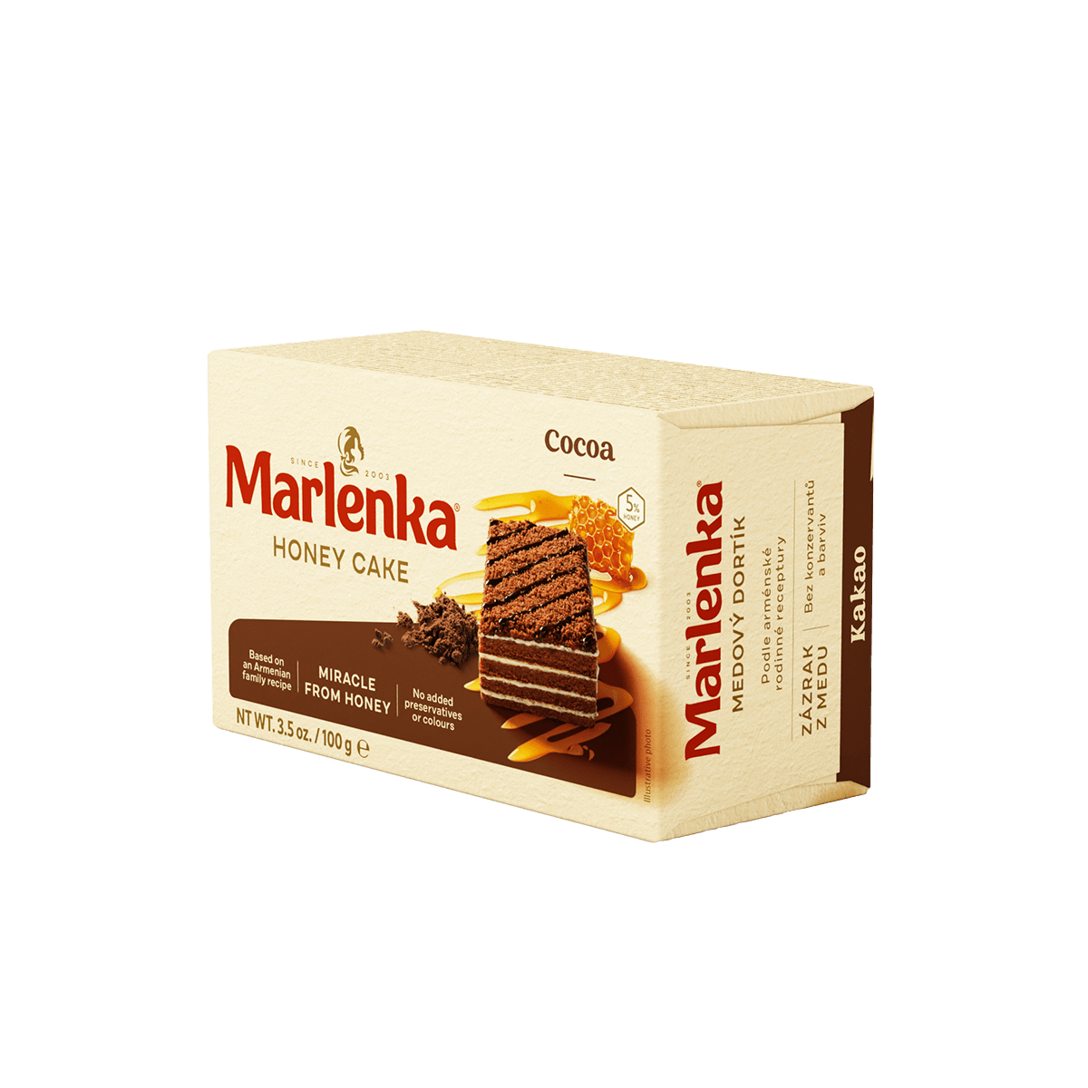 Marlenka Torte mjalti me kakao 12/100gr
