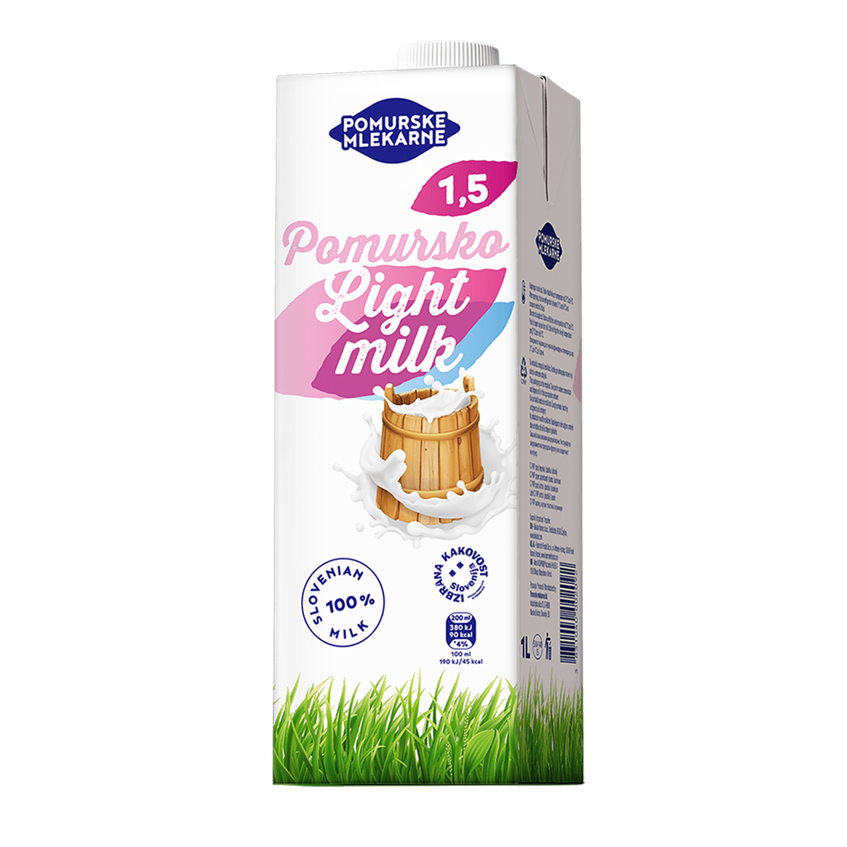Pomurske Mlekarne Qumësht 1,5% 12/1L