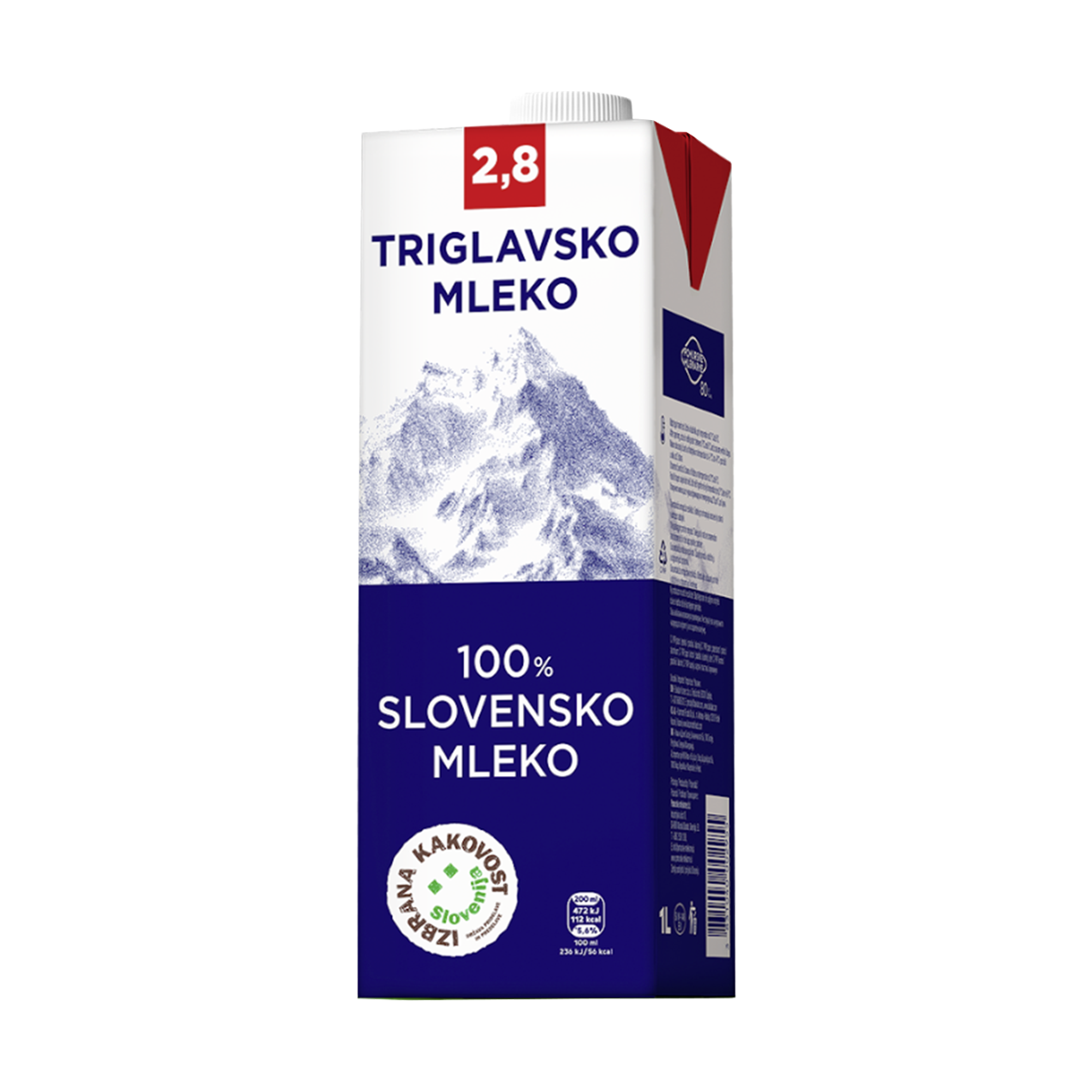 Pomurske - Triglav Qumësht 2,8% 12/1L