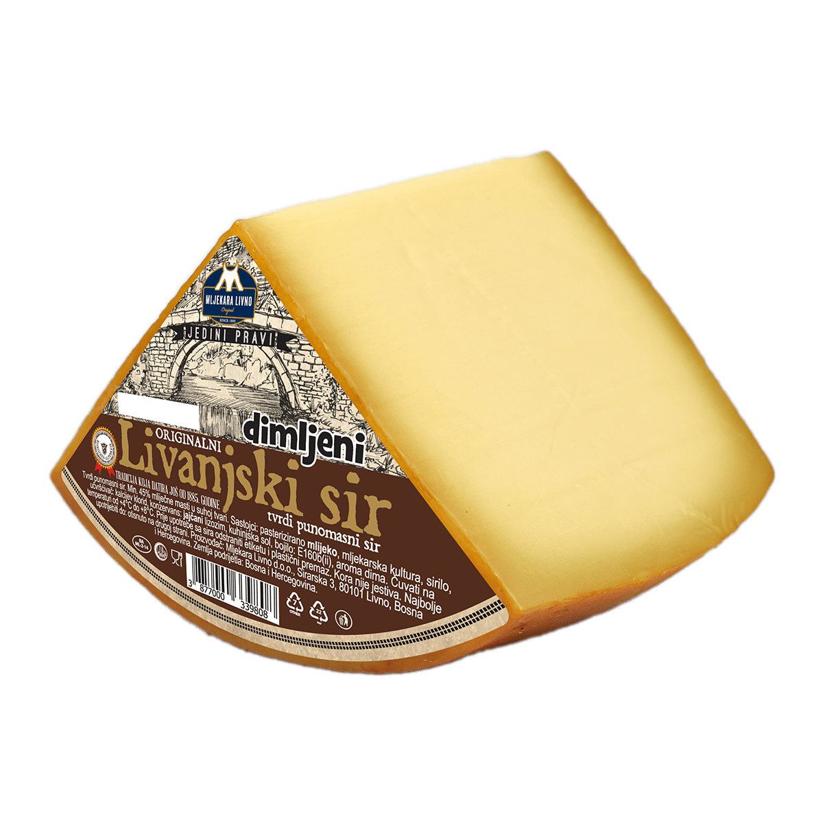 Livno kaçkavall i tymosur 12/ca.0.650kg