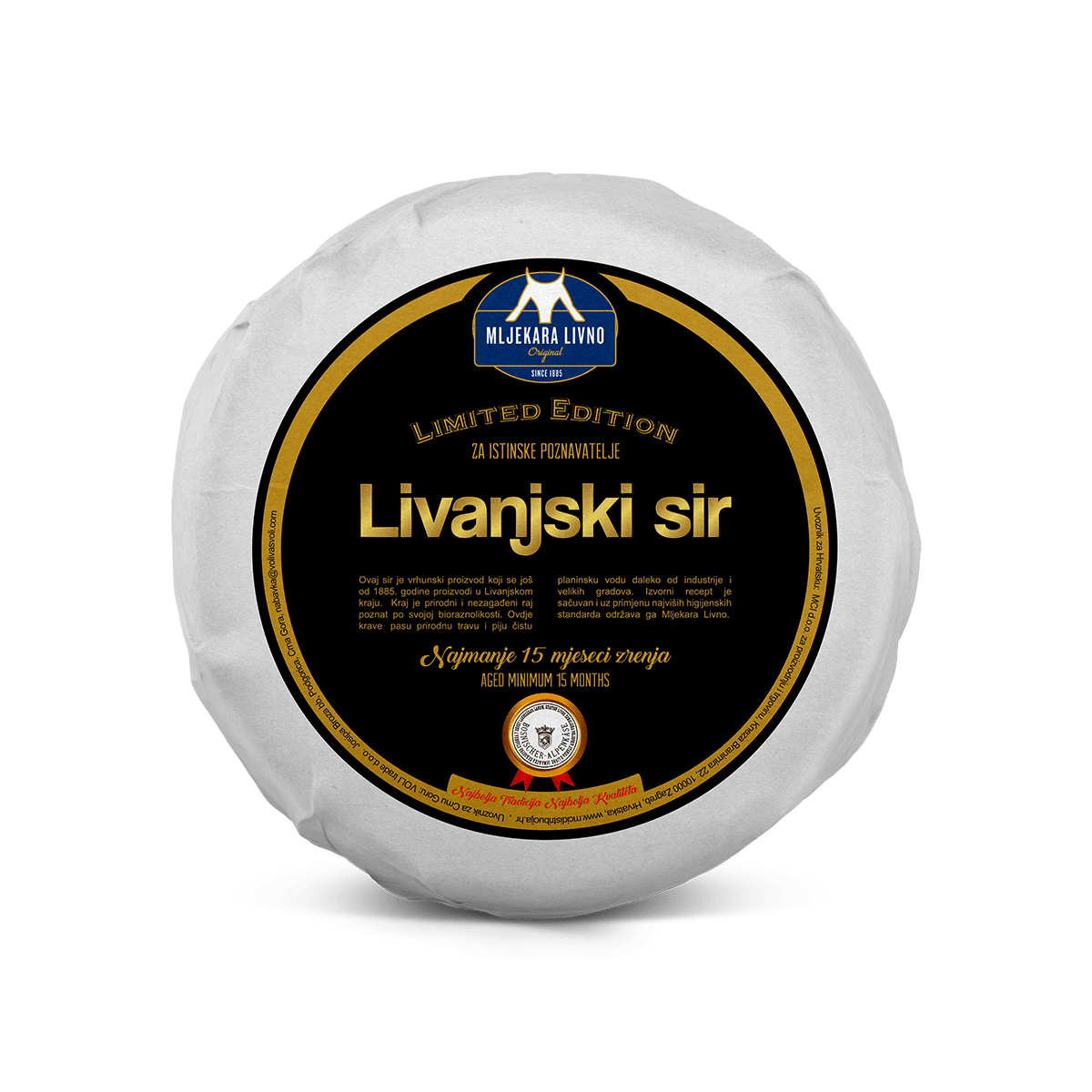 Livno kaçkavall (l.e) 2/ca.2.3kg