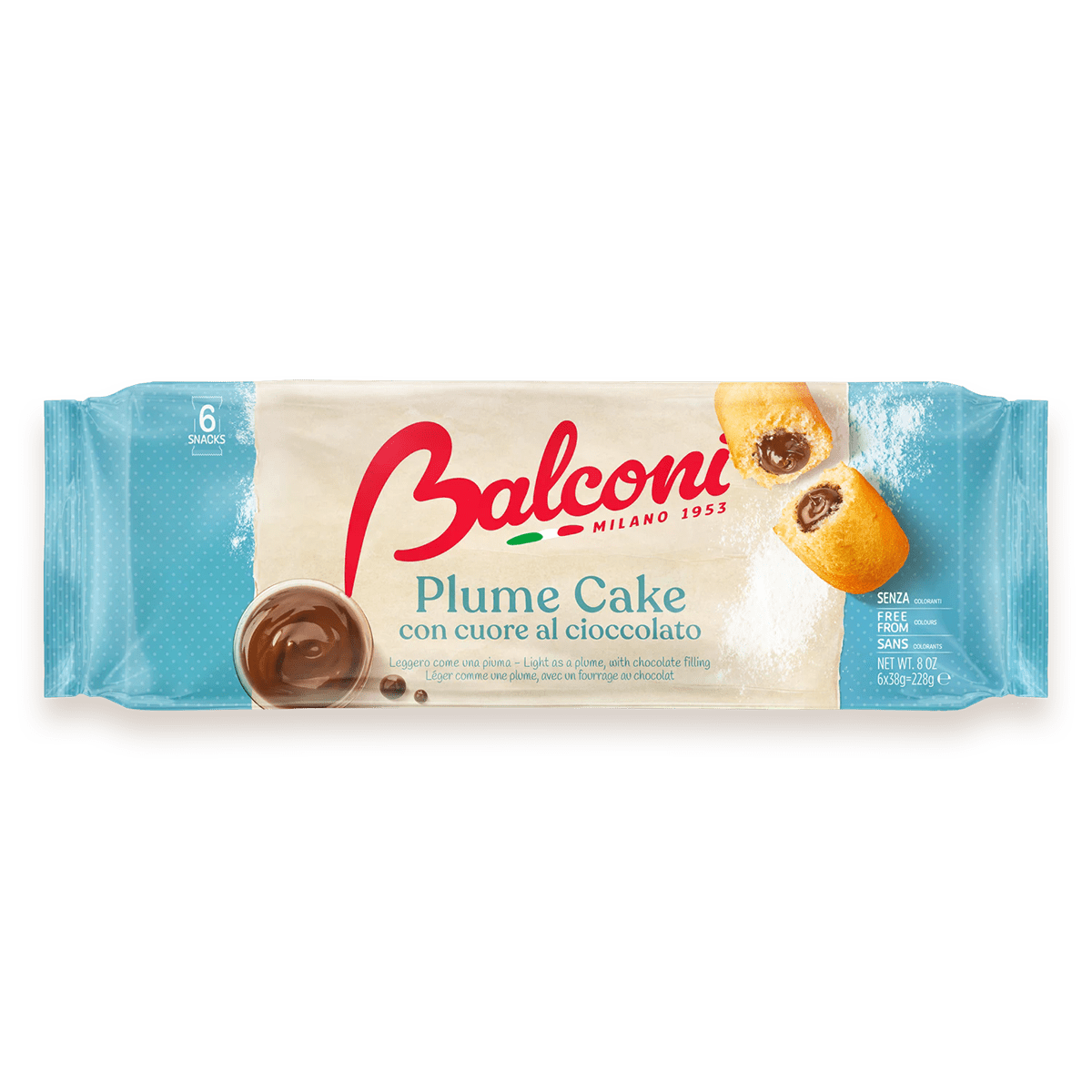 Plume Cake me mbushje kakao 12/240gr