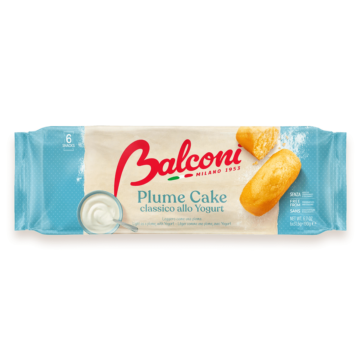 Plume Cake klasik me jogurt 12/190gr