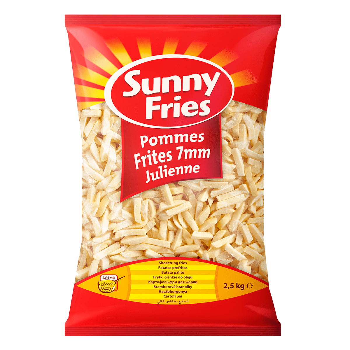 Sunny Fries Pm Julienne 5/2.5kg