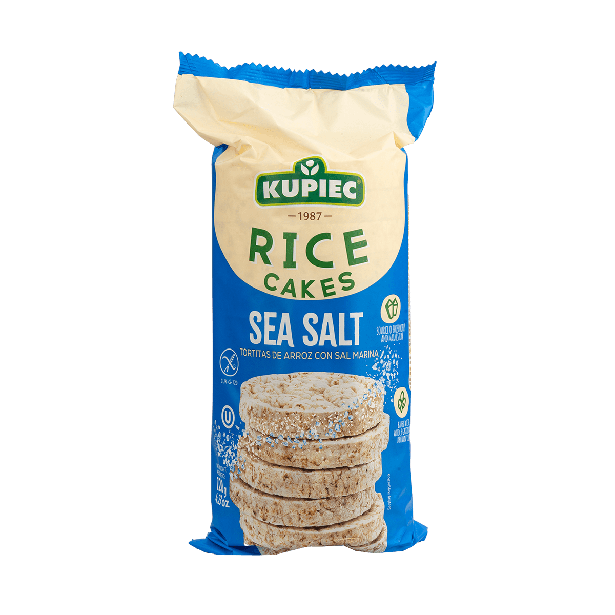 Kupiec - biskota orizi me kripë deti 16/120gr