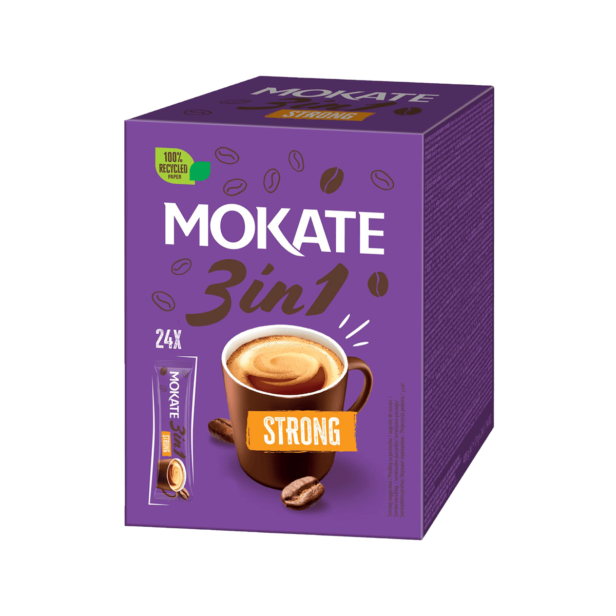 Mokate Strong (3 në 1) në pako 6/408gr