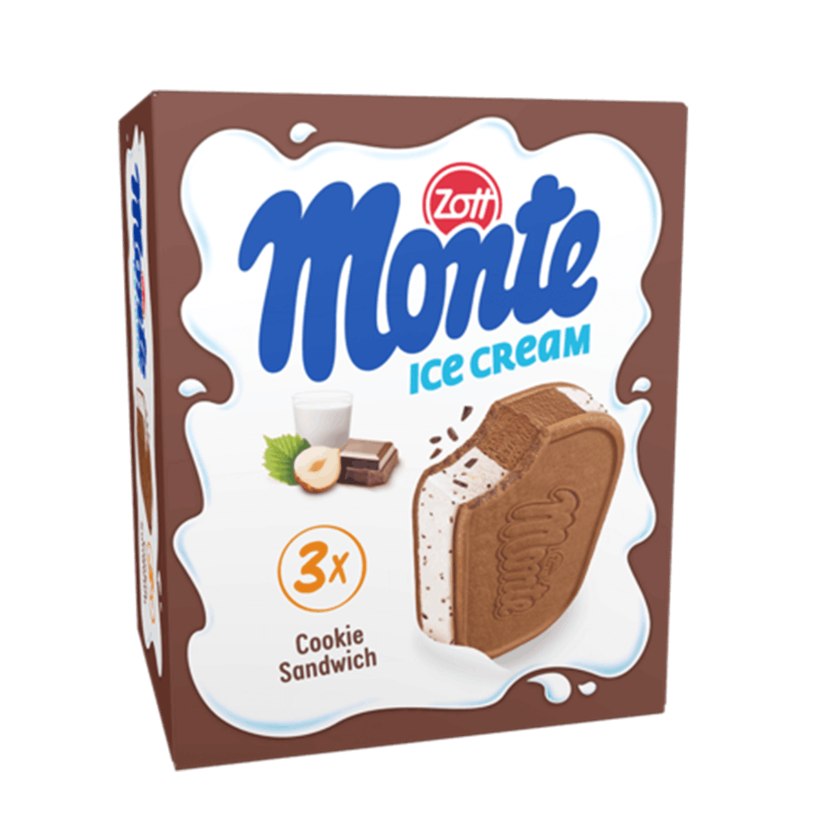 Zott Monte IC Sandwich (3x120ml) 12/360ml