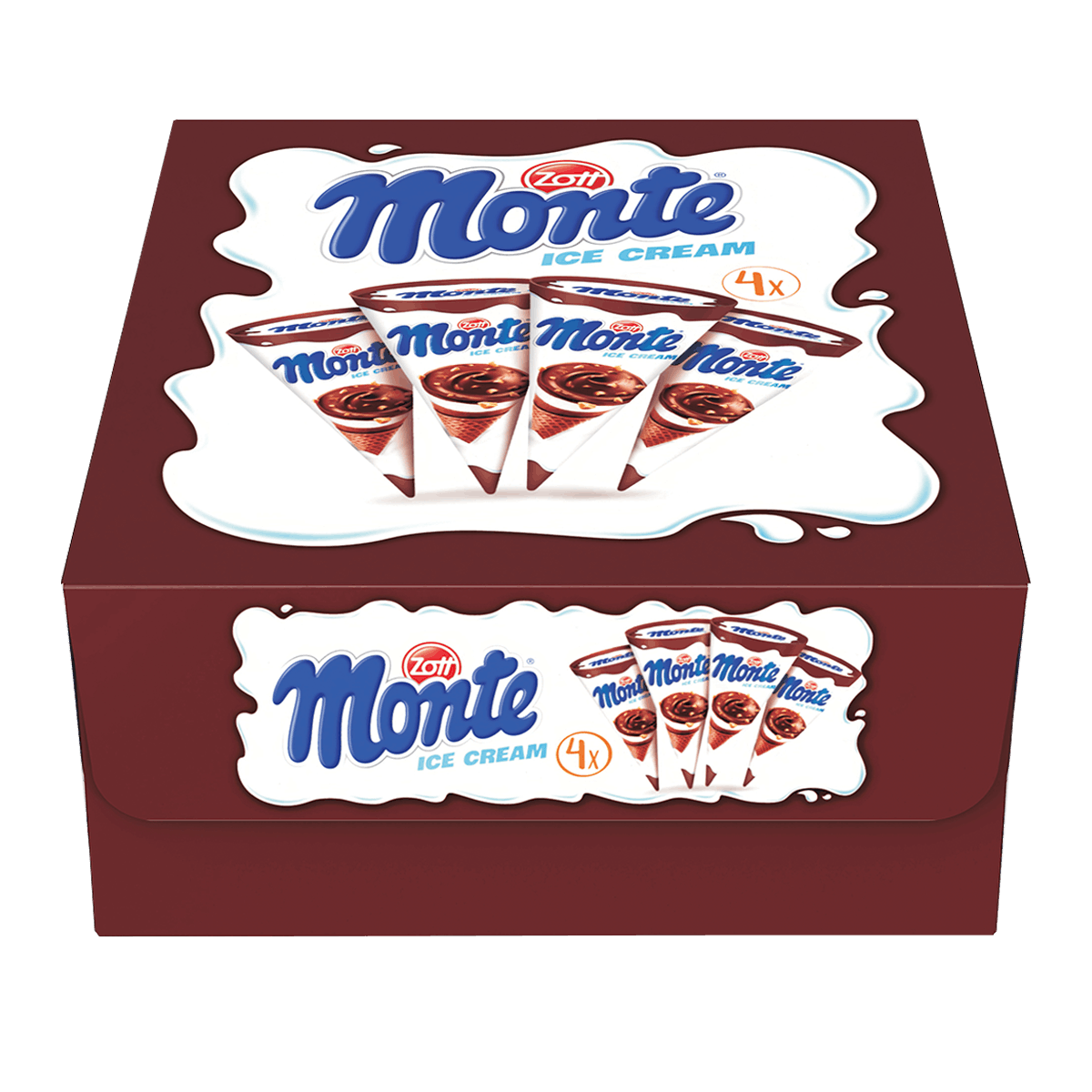 Zott Monte IC Cone Multipack 6/4x120ml