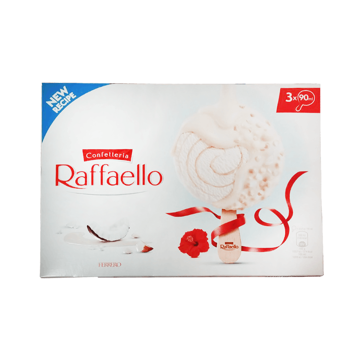 Ferrero Raffaello Ice Cream (1x3)x8/270ml