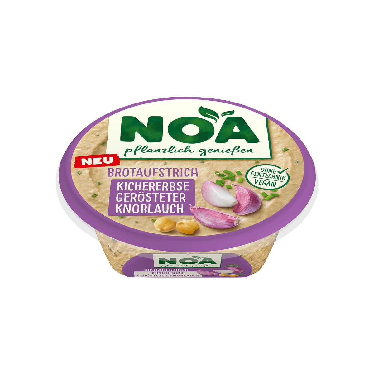 Noa chickpea garlic spread 4/175gr