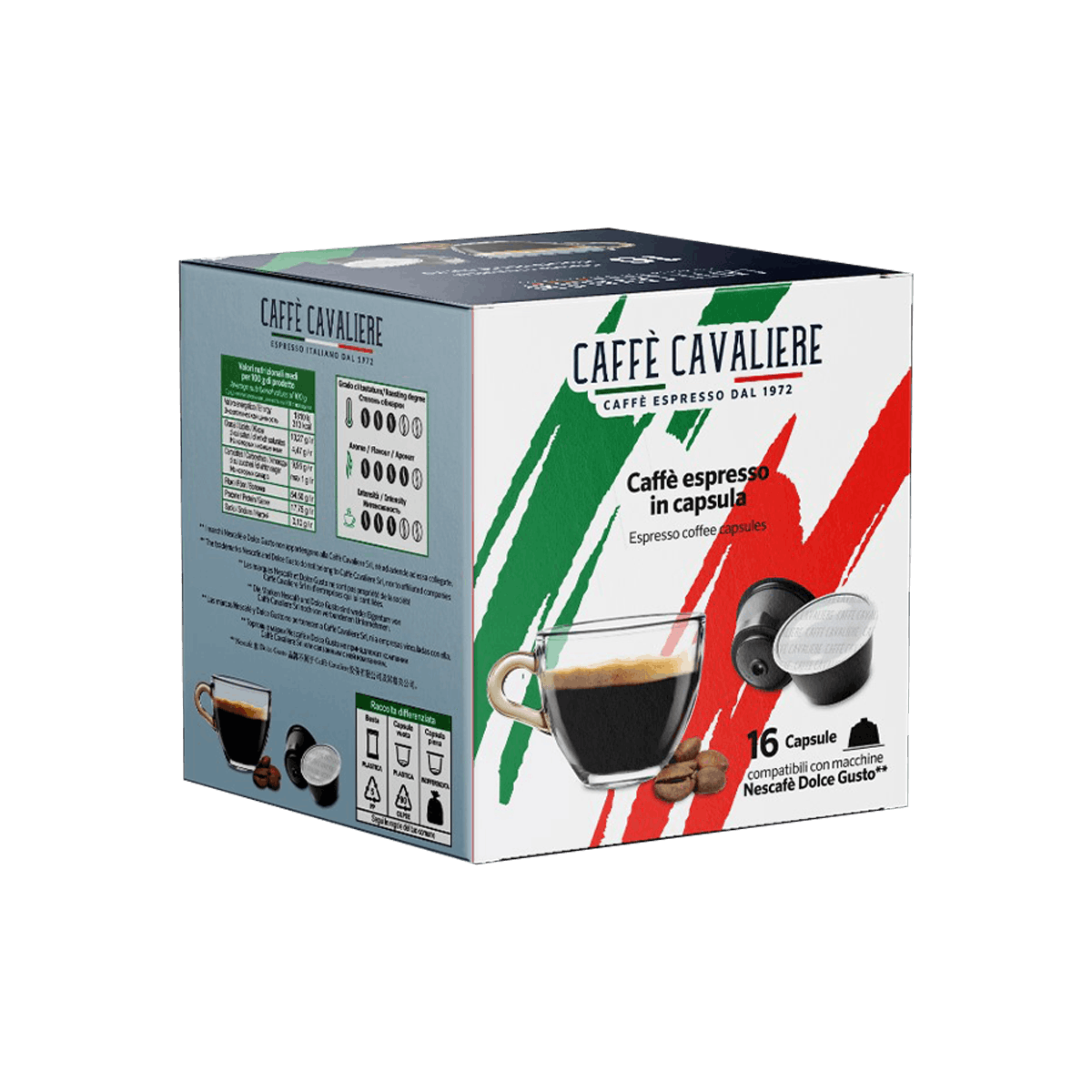 Cavaliere Capsule Espresso Dolce Gusto 16/120gr