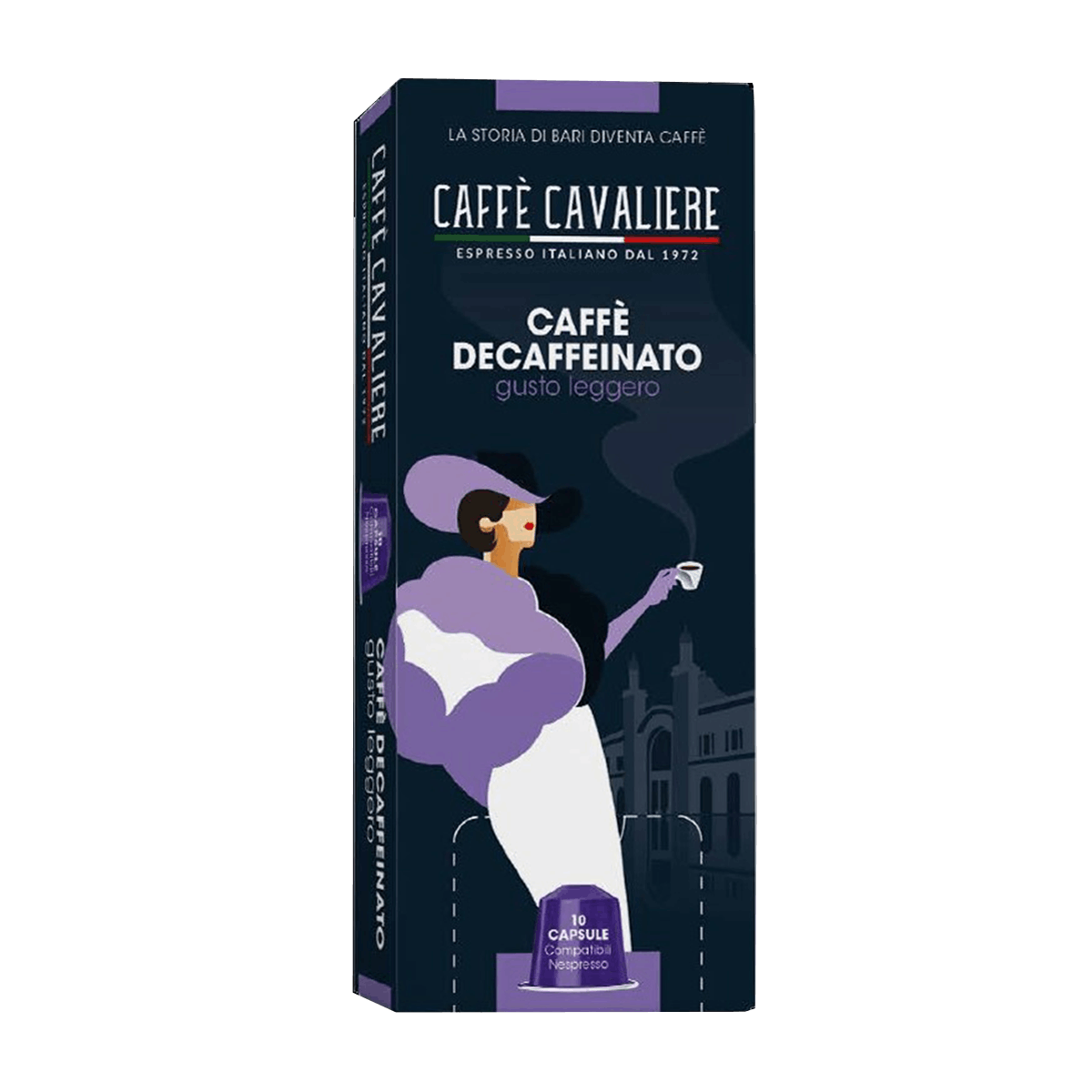 Cavaliere Capsule Espresso Decaffeinato 10/52gr