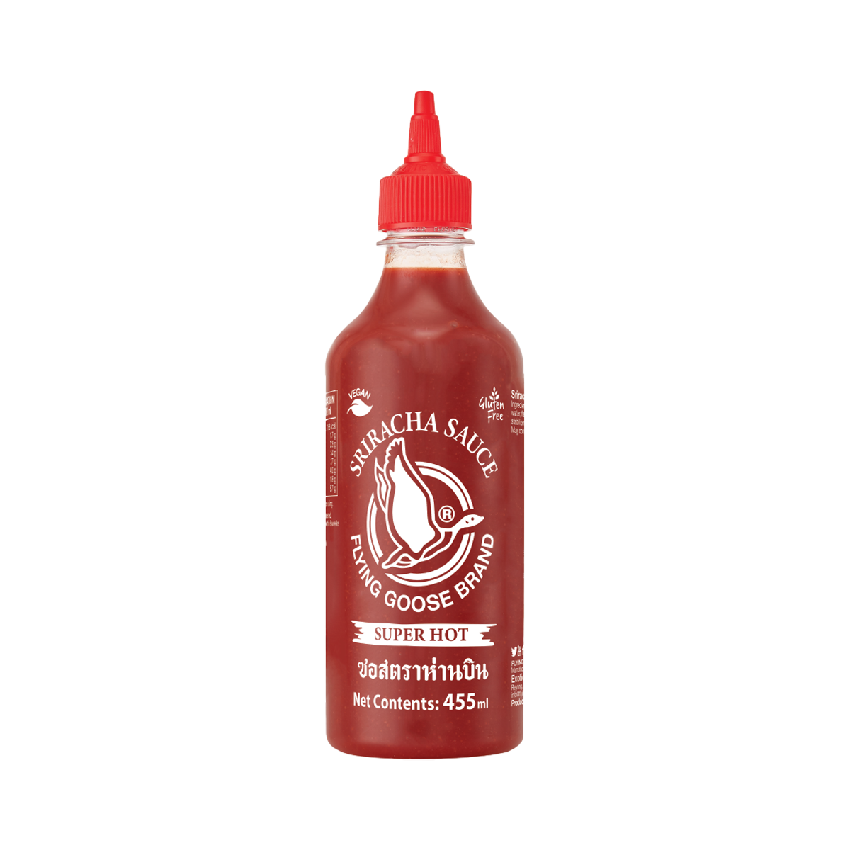 Sriracha Chilli Sauce Super Hot 12/455ml