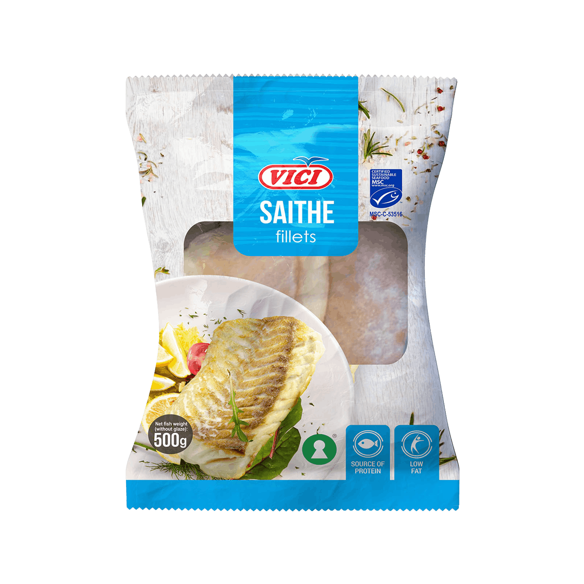 VICI Filetë merluci - Saithe 14/500gr