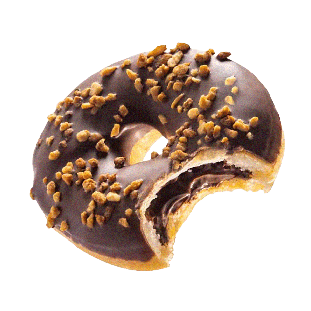 Filled Donut Choco&Nut 3/2.48kg(12*69g)