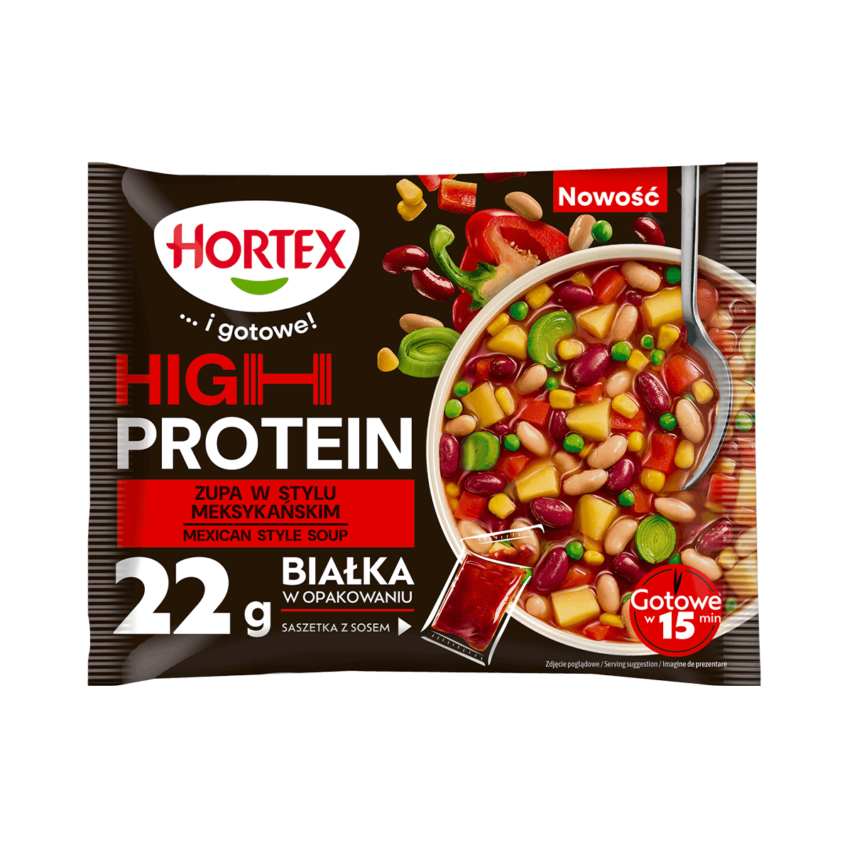 Protein shujtë e gatshme Mexican 14/450g
