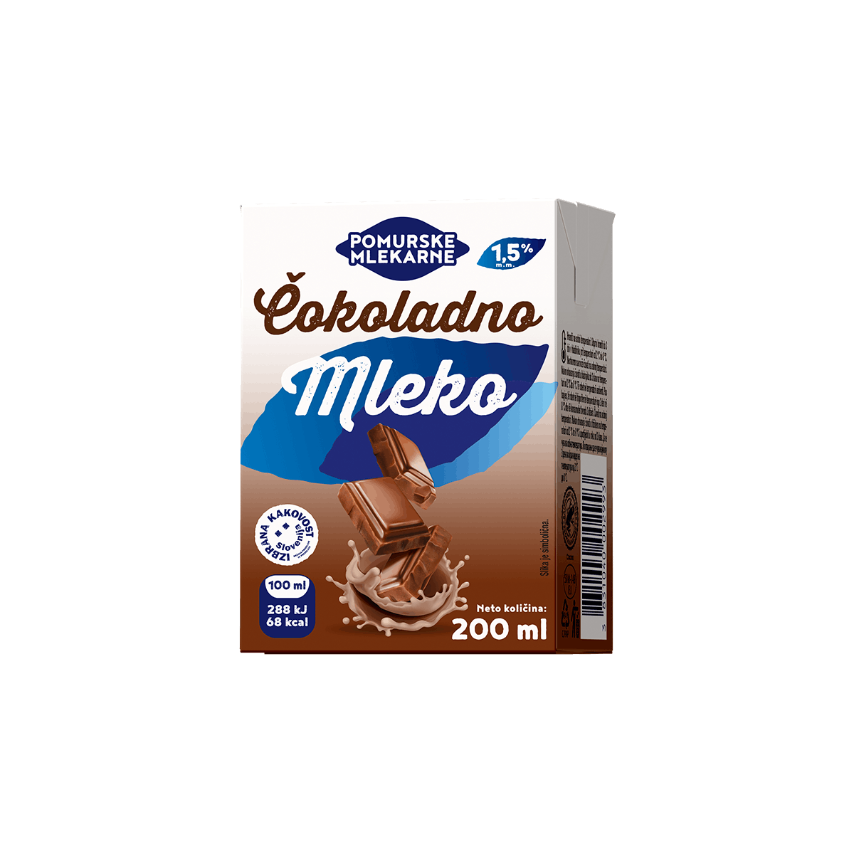 Pomurske qumësht me çokollatë 27/200ml