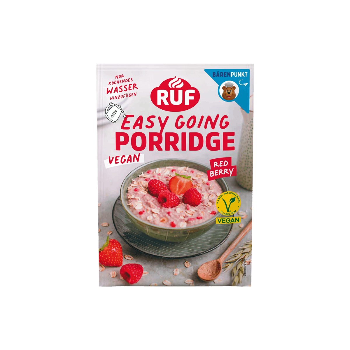 Ruf Porridge me fruta të kuqe 13/60gr