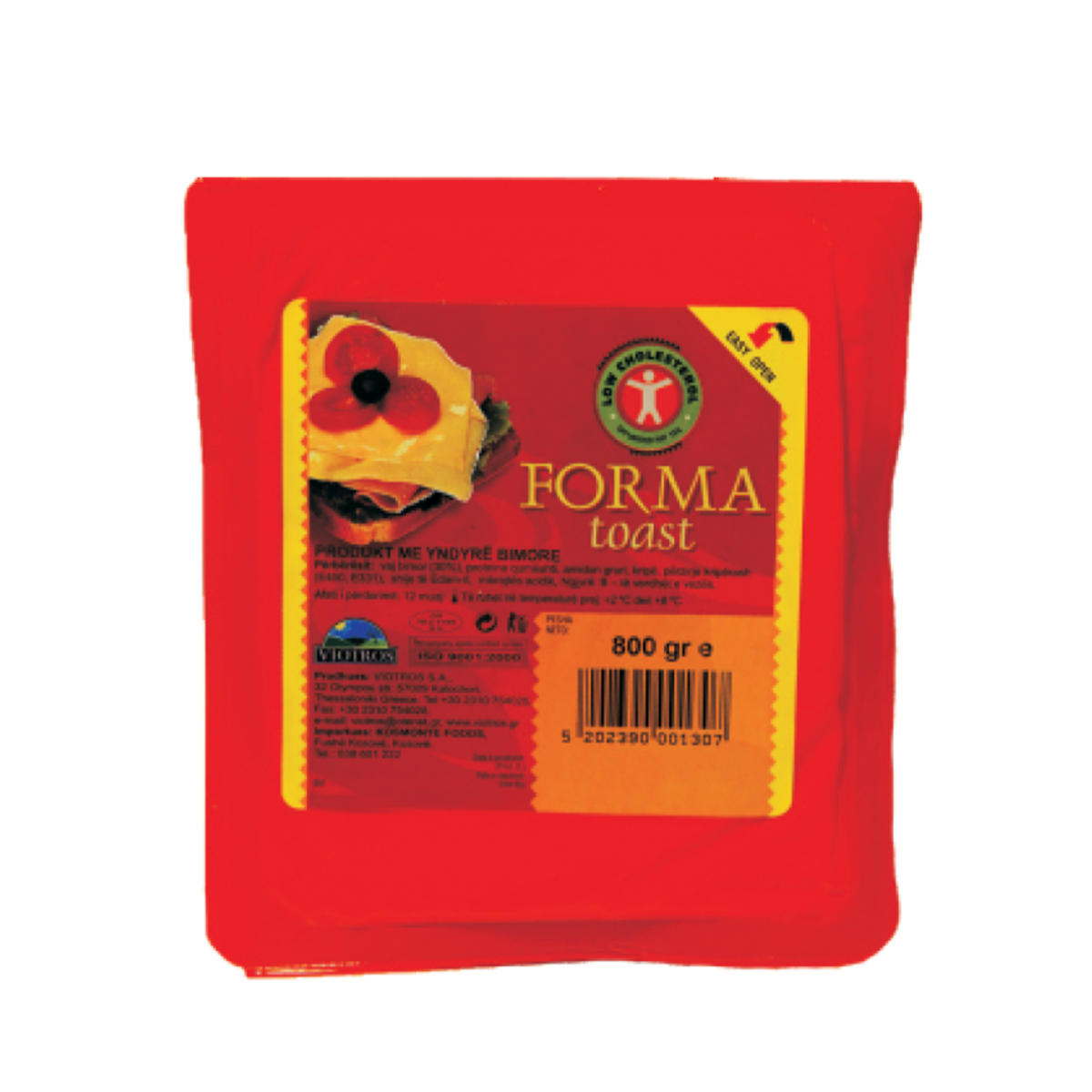 Forma toast 12/800gr
