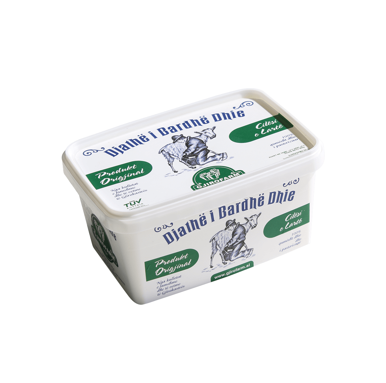 Gjirofarm Djathë i bardhë dhie 12/360gr