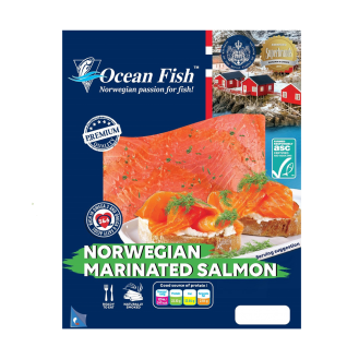 Salmon i marinuar ne rriska 25/150gr.