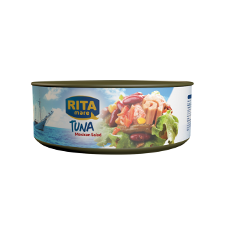 Tuna skipjack në sallatë meksikane 48/160gr
