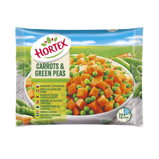 Carrot and Green Peas-min